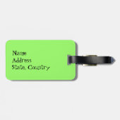 私は私のチワワを愛します ラゲッジタグ (裏面横)