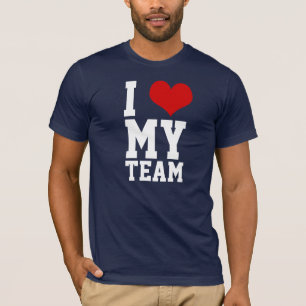 私は私のチーム5を愛します Tシャツ