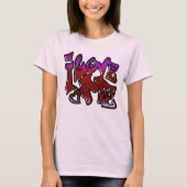 私は私のティーを愛する Tシャツ (正面)