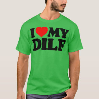 私は私のディルフシーおもしろいホットパパパパ夫Cru愛 Tシャツ
