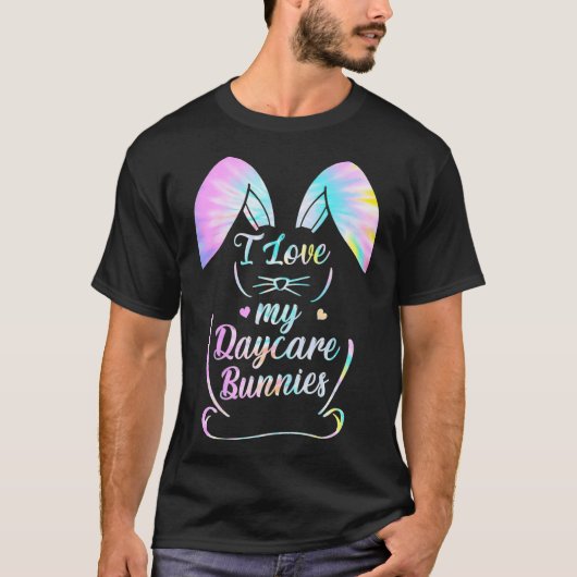 私は私のデイサービスバンニースイースターデイケア先生P Tシャツ (正面)