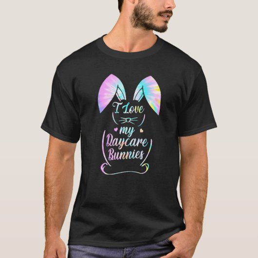 私は私のデイサービスバンニースイースターデイケア先生P Tシャツ (正面)