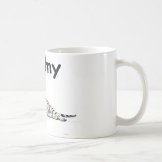私は私のトラを愛します(ライトのために) コーヒーマグカップ