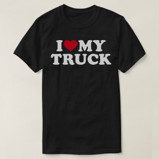 私は私のトラックが大好きだ Tシャツ (デザイン正面)