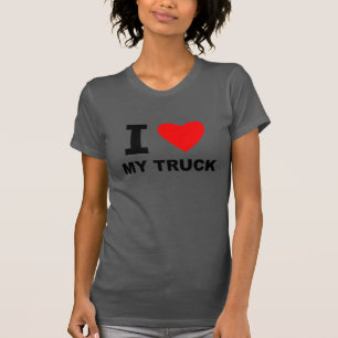 私は私のトラックを愛します Tシャツ