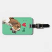 私は私のトレイング・ウォーカーが大好き ラゲッジタグ (正面横)