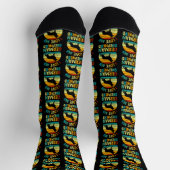 私は私のドイツの羊飼い犬ブルーブラウンの夕日が大好き ソックス (上部)