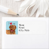 私は私のドグ・ド・ボルドーが大好き ラベル (インサイチュ)