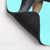 私は私のドバーマンを愛する マウスパッド (コーナー)