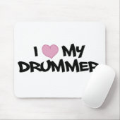 私は私のドラマーを愛します マウスパッド (マウス)