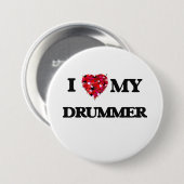 私は私のドラマーを愛します 缶バッジ (正面&裏面)
