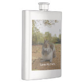 私は私のナッツを愛する フラスク (右)