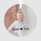 私は私のナナのカスタム2の味方された写真のオーナメントを愛します オーナメント (裏面)
