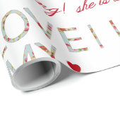 私は私のナナを、彼女驚かせています包装紙を愛します ラッピングペーパー (ロールコーナー)