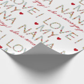 私は私のナナを、彼女驚かせています包装紙を愛します ラッピングペーパー (角)