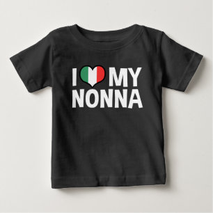私は私のノナを愛している ベビーTシャツ