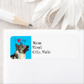 私は私のノルウェーエルクハウンド ラベル (インサイチュ)