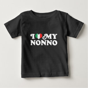 私は私のノーノを愛する ベビーTシャツ