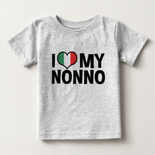 私は私のノーノを愛する ベビーTシャツ