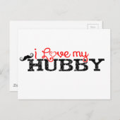 私は私のハビーが大好き ポストカード (正面/裏面)