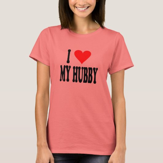 私は私のハビーが大好き Tシャツ (正面)