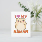 私は私のハンミーを愛している ポストカード (スタンド正面)