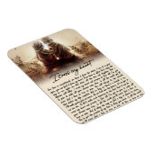 私は私のハートカップル黄金記念日ギフトを渡る マグネット (右側)