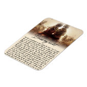 私は私のハートカップル黄金記念日ギフトを渡る マグネット (左側)