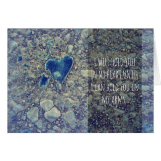 私は私のハートカードの握ります