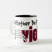 私は私のバイオ遊ラになりたい ツートーンマグカップ (正面左)