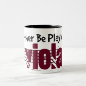 私は私のバイオ遊ラになりたい ツートーンマグカップ (中央)