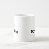 私は私のバイキングコーヒーマグが大好き コーヒーマグカップ (中央)