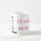 私は私のバイクにむしろあります! コーヒーマグカップ (中央)