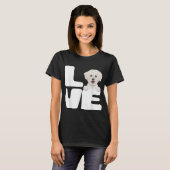 私は私のバイシオンフリース犬の恋人が大好き Tシャツ (正面フル)