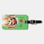 私は私のバイワーテリアが大好き ラゲッジタグ (正面横)