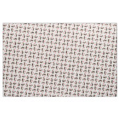 私は私のバスセットハウンドが大好き ファブリック (ヤード)