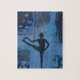 私は私のバランスのヨガの女の子を保ちます ジグソーパズル