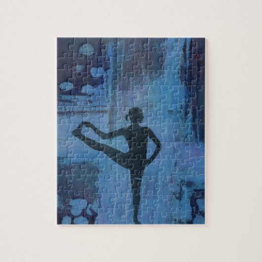 私は私のバランスのヨガの女の子を保ちます ジグソーパズル (縦)