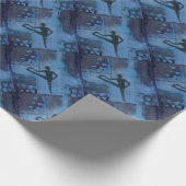 私は私のバランスのヨガの女の子を保ちます ラッピングペーパー (角)