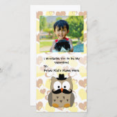 私は私のバレンタインの子供であるために君を髭させる シーズンカード (正面/裏面)