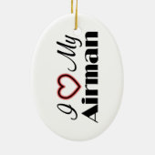 私は私のパイロットを愛します セラミックオーナメント (裏面)