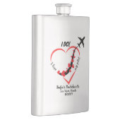 私は私のパイロット、バチェロレッテ週末、航空が大好き フラスク (右)