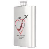 私は私のパイロット、バチェロレッテ週末、航空が大好き フラスク (左)