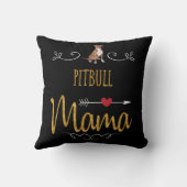 私は私のパグを座って遅れてごめんなさい クッション (裏面)