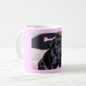 私は私のパグをlove! マグ (正面左)