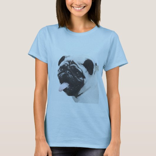 私は私のパグをlove tシャツ (正面)