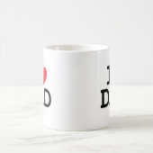 私は私のパパが大好き！ コーヒーマグカップ (中央)