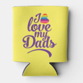 私は私のパパが大好き – LGBTQ父の日プライド 缶クーラー (正面)