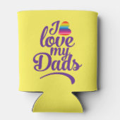 私は私のパパが大好き – LGBTQ父の日プライド 缶クーラー (裏面)