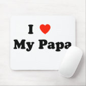 私は私のパパのマウスパッドを愛します マウスパッド (マウス)